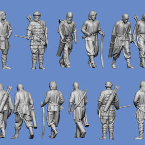 Die Wikinger - Bogenschießwettbewerb - 3D Datei – Bild 1