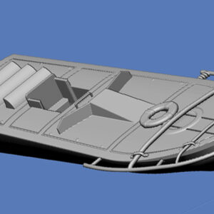 Sprengboot Vollrumpfmodell
