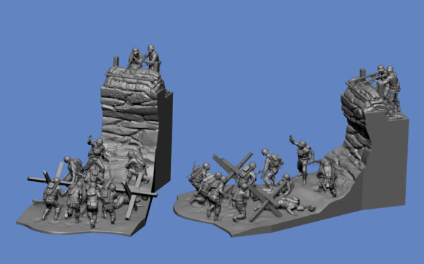 Diorama 030a - 1000 Diorama D-Day