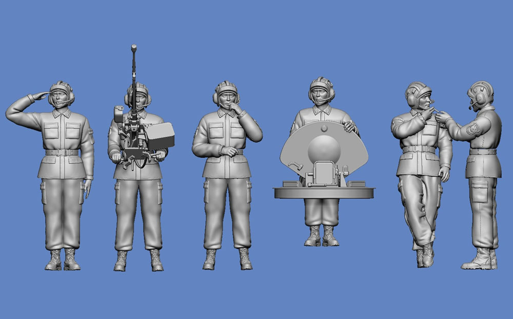 Chinesische Panzercrew