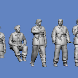 WW2 Französische Panzercrew