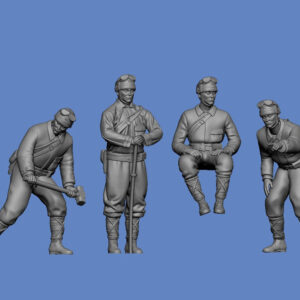 Japanische Panzercrew