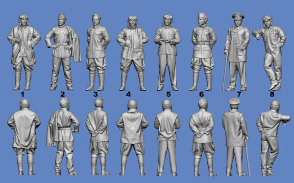 WW1-1070 KUK Aces - 1000 WW1 KUK Österreichisch Ungarische Luftwaffe