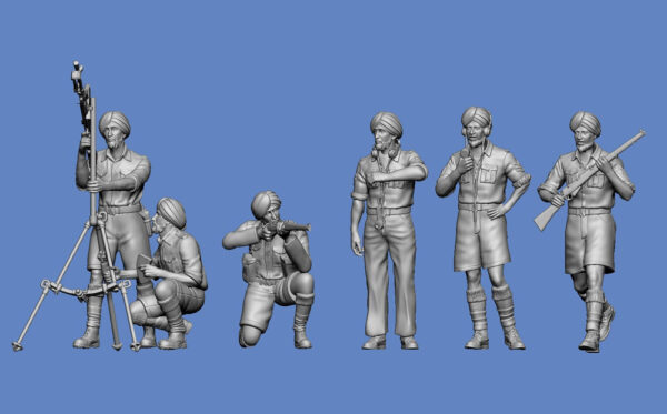 ww2 indische Infanteristen