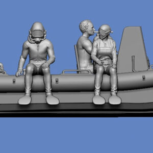 Taucher mit Festkörperschlauchboot – Bild 2