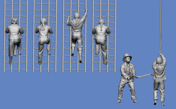 Seeleute der HMS Victory