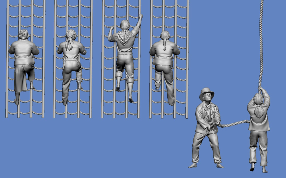 Seeleute der HMS Victory