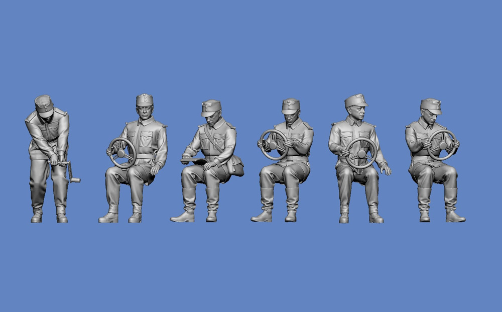 WW1 KUK Fahrer und Beifahrer