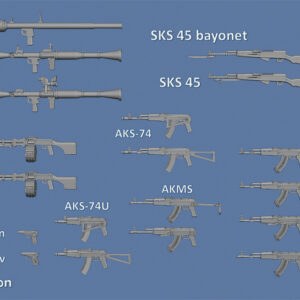 Infanteriewaffen UDSSR - kalter Krieg