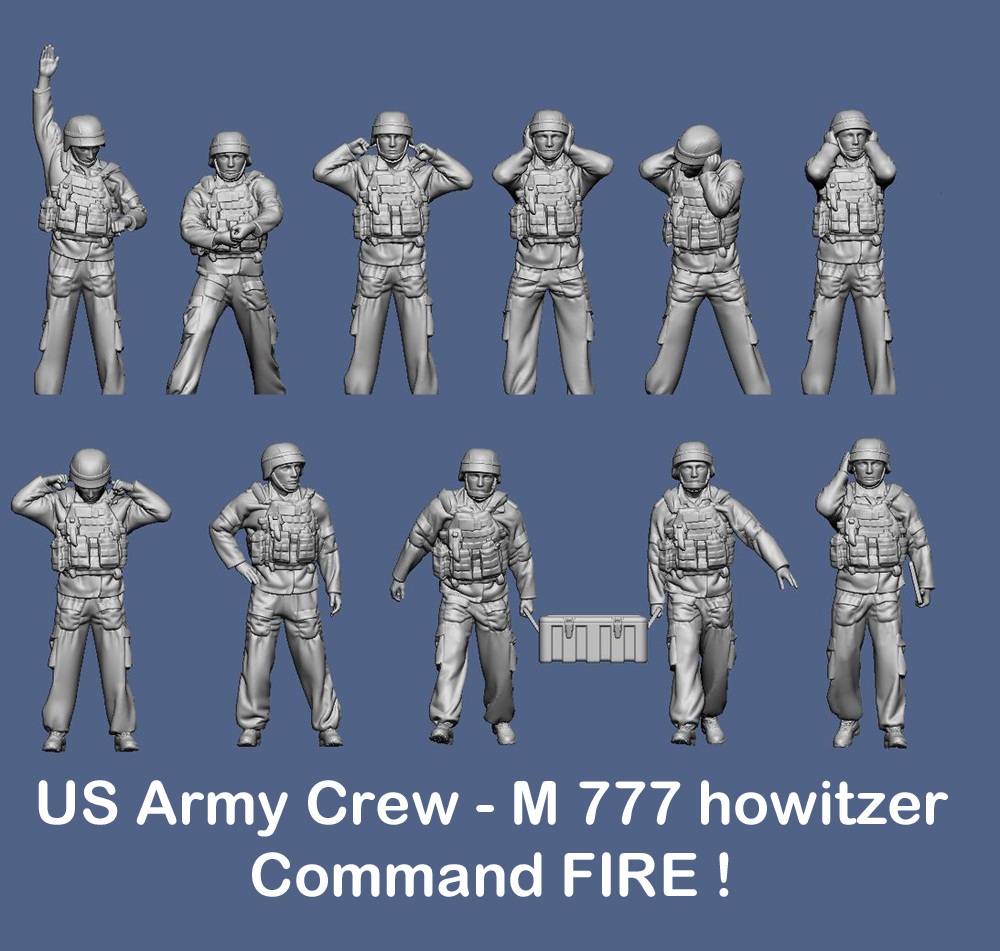 US Army - Artilleristen für Haubitzen M 198 und M 777