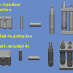 US Army - Zubehör für 155mm Haubitzen M 198 und M 777