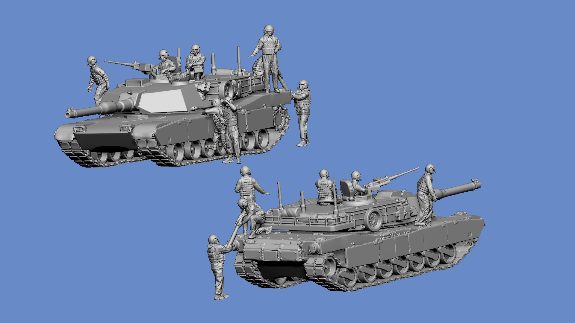 USA Heute - Panzercrew für M1A1 Abrahams