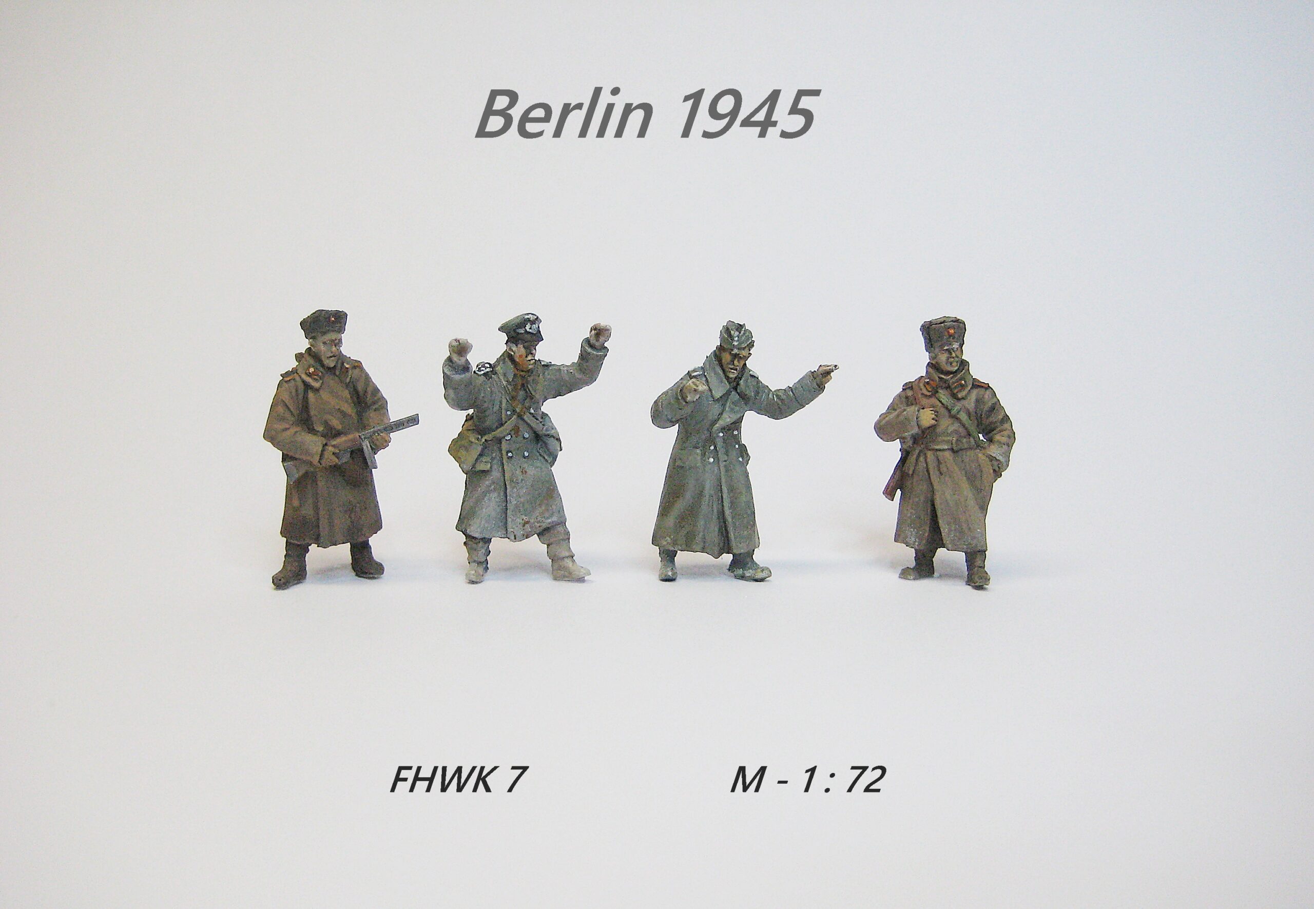 Endkampf um Berlin - 4 verschiedenden Soldaten