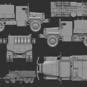 M35 Guntruck - mit 3 MG M2  cal 0,5