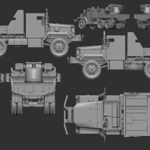 M 35 Guntruck mit M45 Vierlings MG