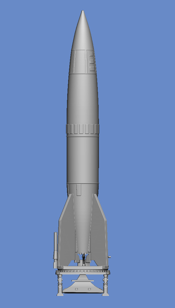 Rakete V2/A4  +   Starttisch für V2/A4