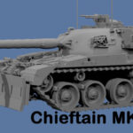 Chieftain MK 10 mit Räumschaufel