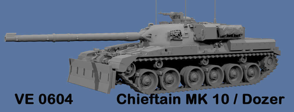 Chieftain MK 10 mit Räumschaufel