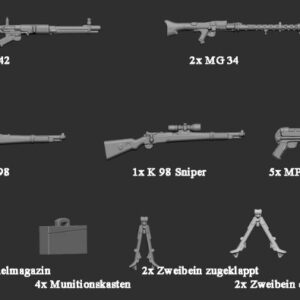 dt. Wehrmacht 1939 - 45  - Waffenset 01