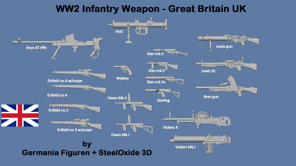 Infanteriewaffen Großbritannien