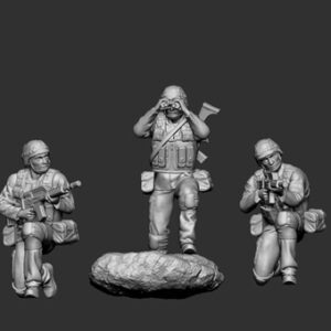 Afghanistan Fallschirmjäger Beobachtungsposten - 3D Datei