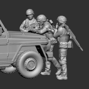 Afghanistan Fallschirmjäger Beobachtungsposten - 3D Datei