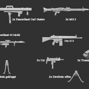 Handfeuerwaffen der Bundeswehr - Set 01