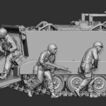 Panzergrenadiere booten aus Schützenpanzer aus