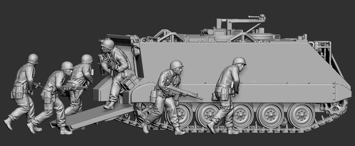 Panzergrenadiere booten aus Schützenpanzer aus