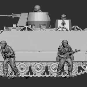 Crew für M113 ACAV + vorgehende Infanterie