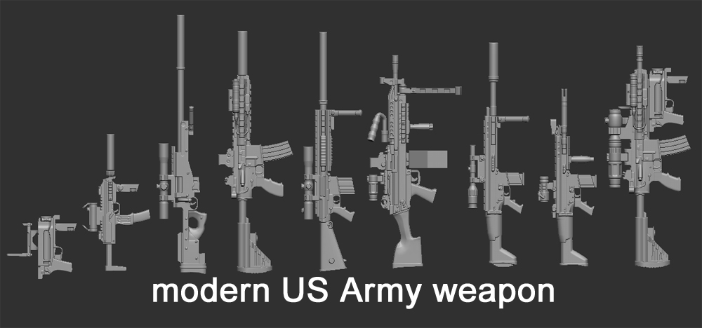 US Waffen Neuzeit 01 - Print on Demand