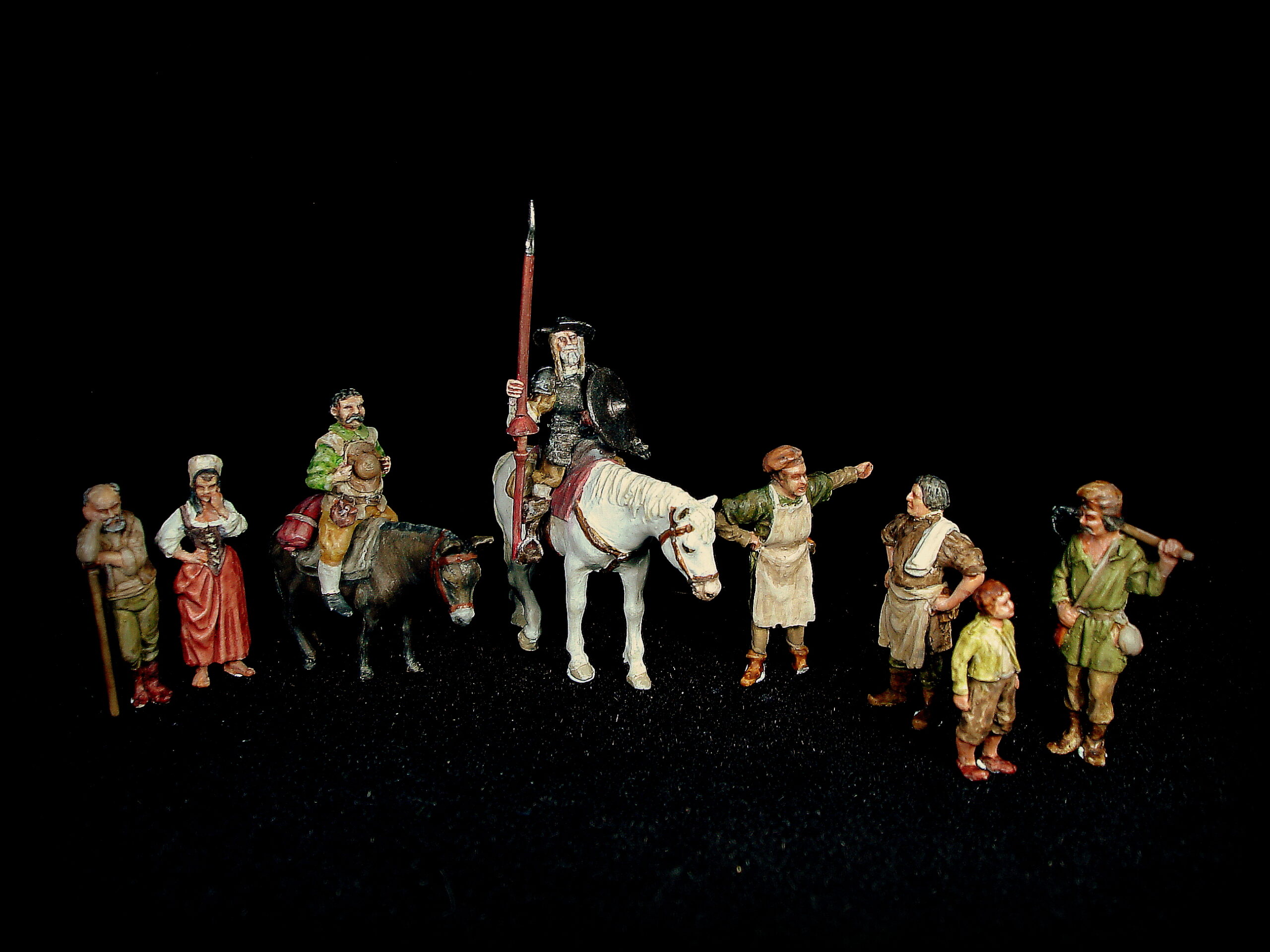 Don Quichote & Sancho Panza , Bauern