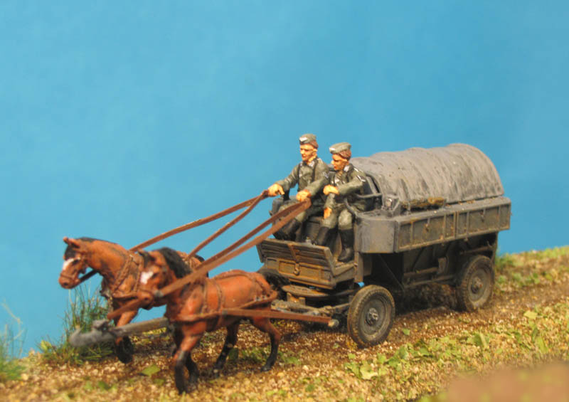 Heeresfeldwagen HF 7 – trabende Pferde